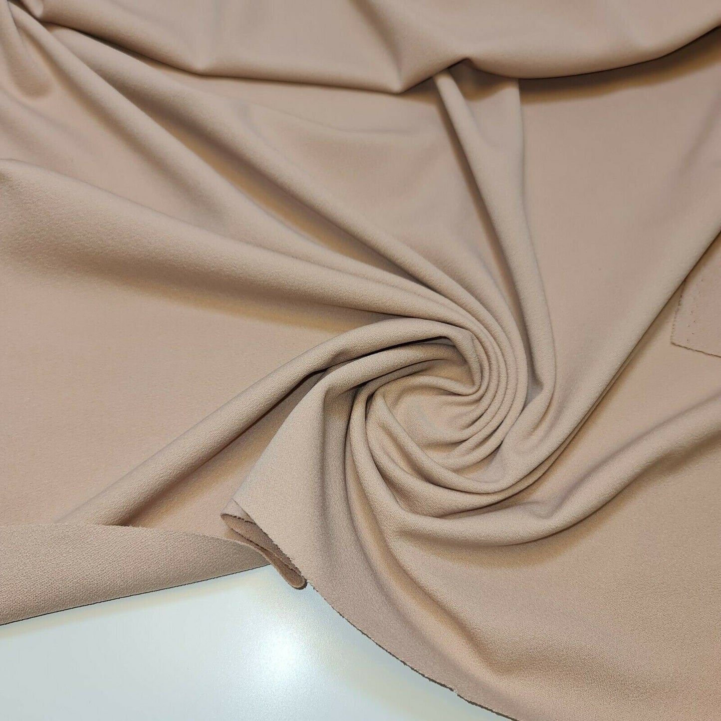 Scuba Crepe 4-Way Stretch Fabric | Solid Colors Elastane Jersey for Dresses & Crafts