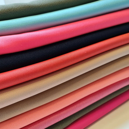 Scuba Crepe 4-Way Stretch Fabric | Solid Colors Elastane Jersey for Dresses & Crafts
