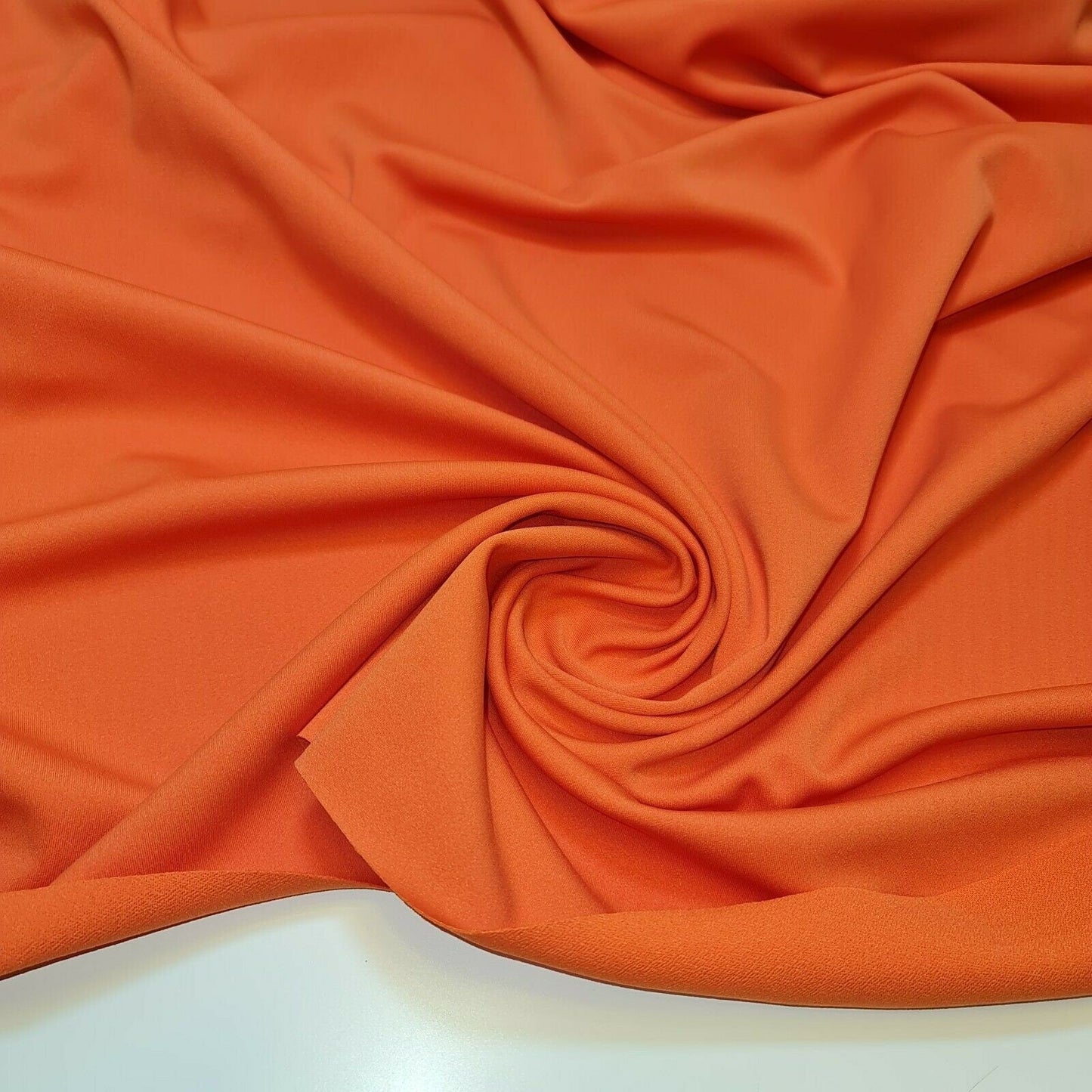 Scuba Crepe 4-Way Stretch Fabric | Solid Colors Elastane Jersey for Dresses & Crafts