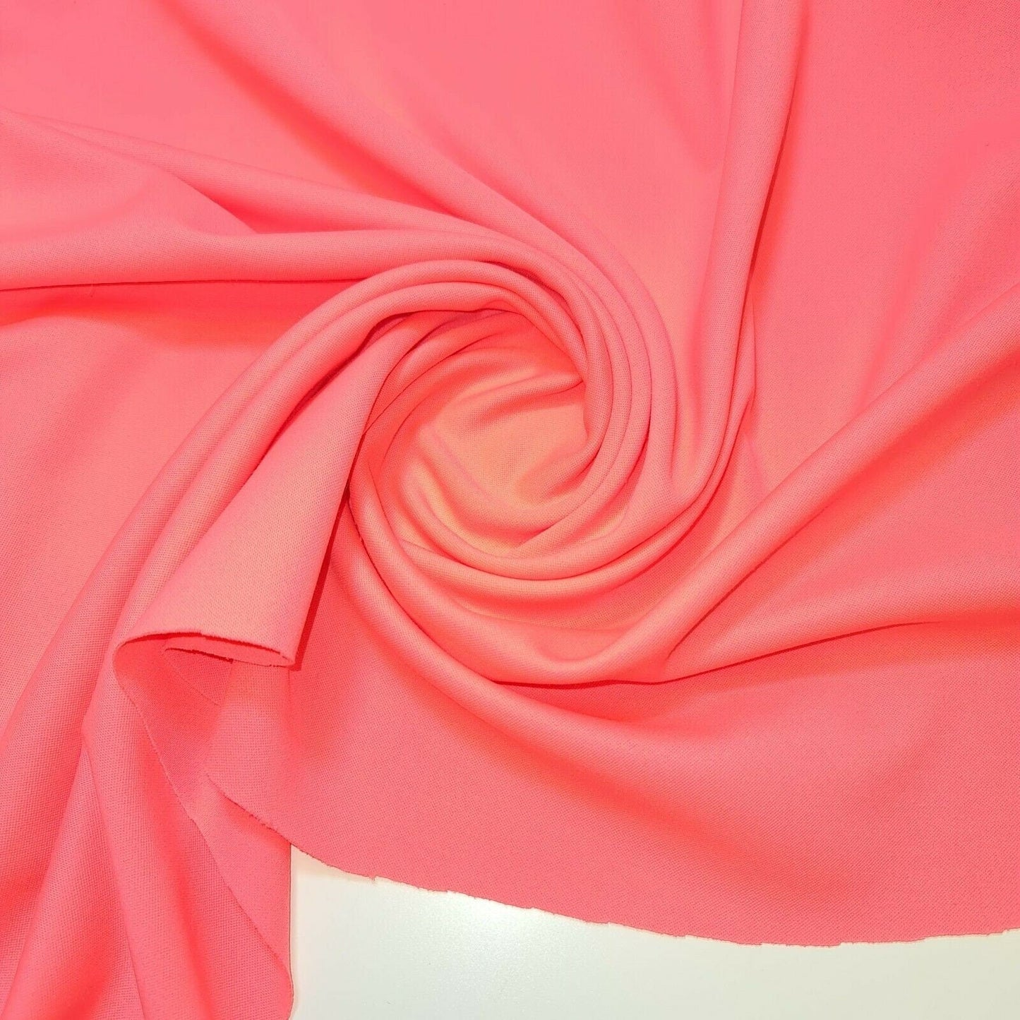 Scuba Crepe 4-Way Stretch Fabric | Solid Colors Elastane Jersey for Dresses & Crafts