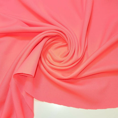Scuba Crepe 4-Way Stretch Fabric | Solid Colors Elastane Jersey for Dresses & Crafts