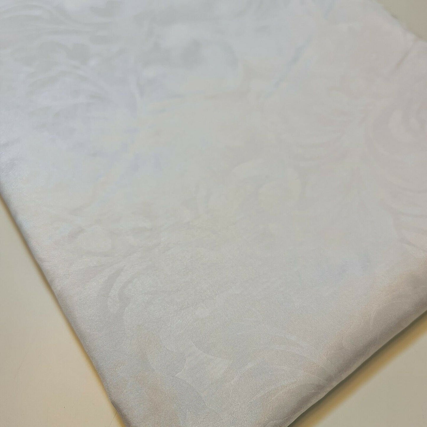 Embroidered & Self-Print Luxury Faux Silk Taffeta Fabric – 44" Wide for Dresses, Curtains & Cushions