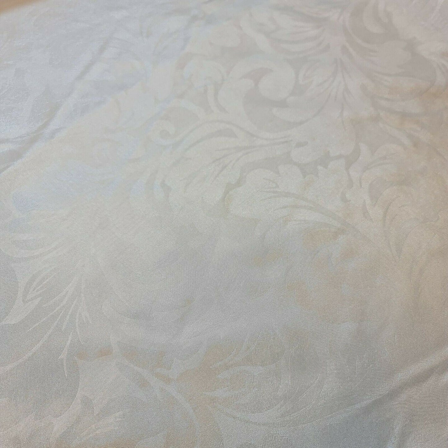 Embroidered & Self-Print Luxury Faux Silk Taffeta Fabric – 44" Wide for Dresses, Curtains & Cushions