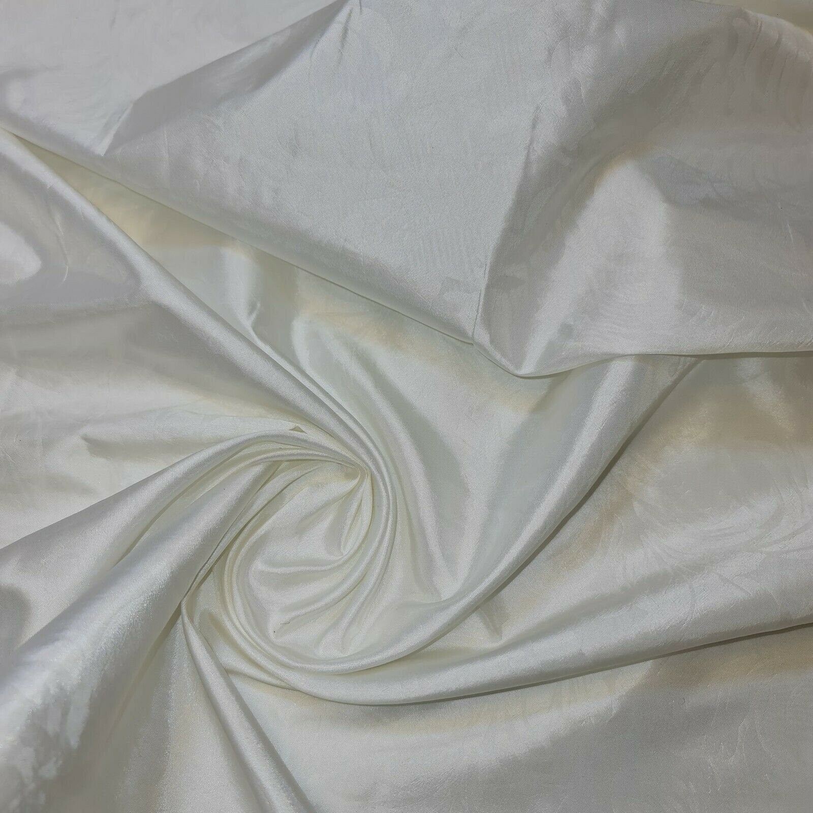 Embroidered & Self-Print Luxury Faux Silk Taffeta Fabric – 44