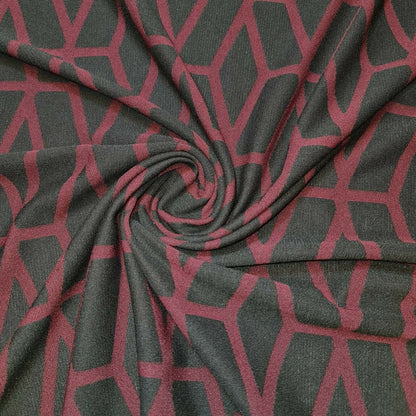 Ponte Roma Jersey 4-Way Stretch Fabric – 58" Wide Plain & Printed Viscose, Rayon & Spandex Dress Material