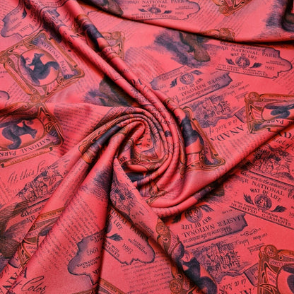 Scuba & Scuba Crepe Jersey Stretch Fabric | Printed Dress & Craft Material – Tartan, Floral, Paisley, Novelty Designs
