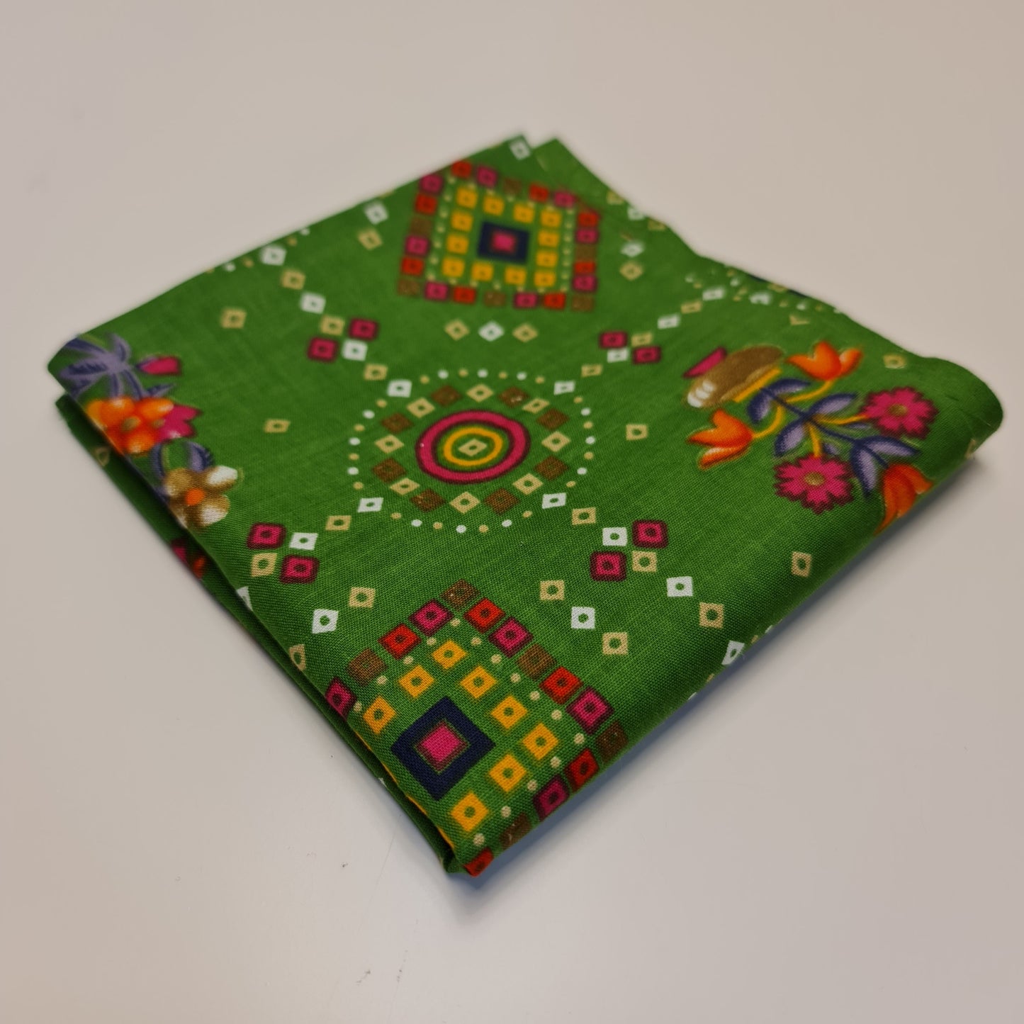 Viscose Indian Boho Print Fabric – 6pcs Fat Quarters Bundle (50x50cm) Quilting & Patchwork Material