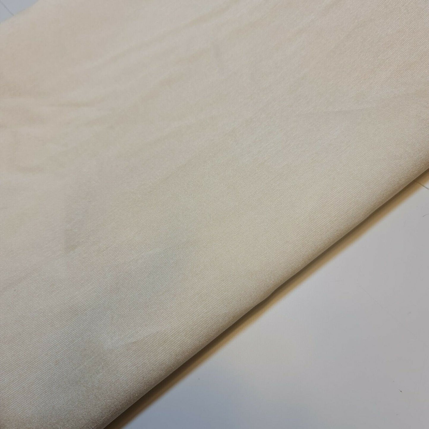 Plain Slub Faux Dupion Raw Silk Fabric – 100% Polyester – 44" Wide Upholstery, Bridal & Craft Material by the Metre