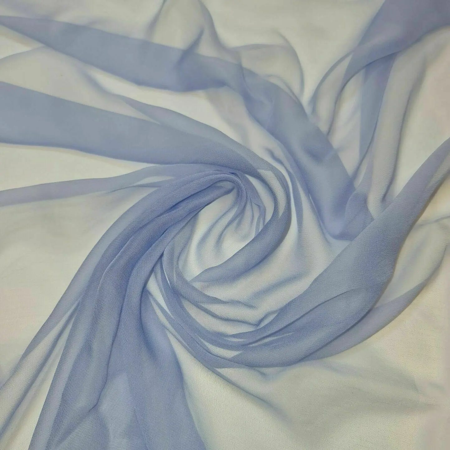 Japanese Crepe Silk Chiffon Fabric – Vintage Asahi Kasei 91cm (36") Wide Sheer Dress Material by the Metre