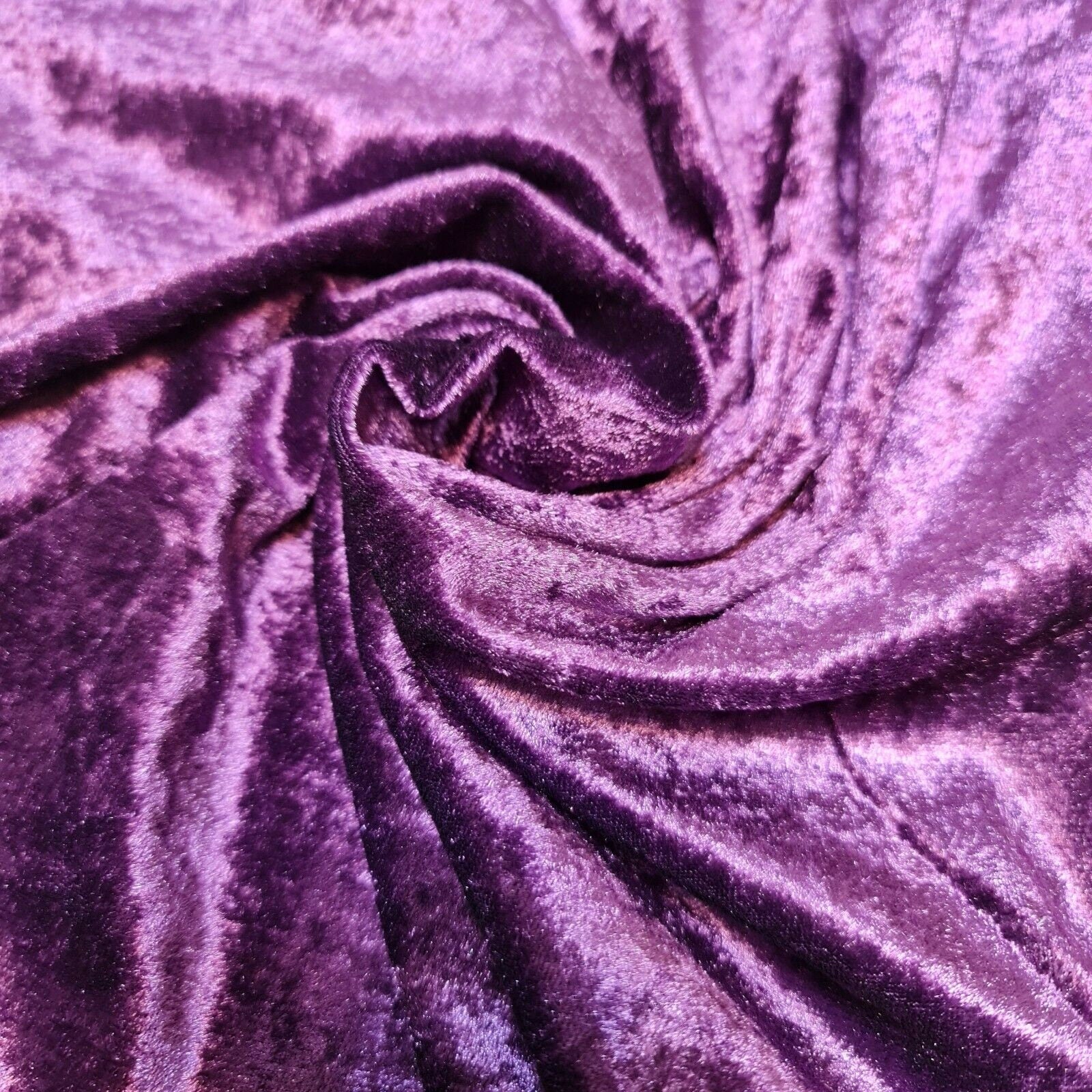 Crushed Velvet Stretch Velour Fabric – 58