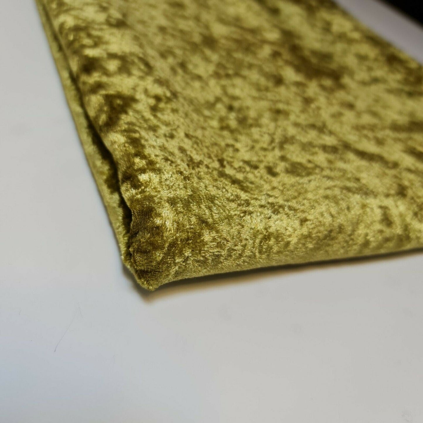 Crushed Velvet Stretch Velour Fabric – 58" Wide Plain Solid Colours Premium Material for Dresses, Crafts Projects