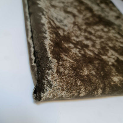 Crushed Velvet Stretch Velour Fabric – 58" Wide Plain Solid Colours Premium Material for Dresses, Crafts Projects