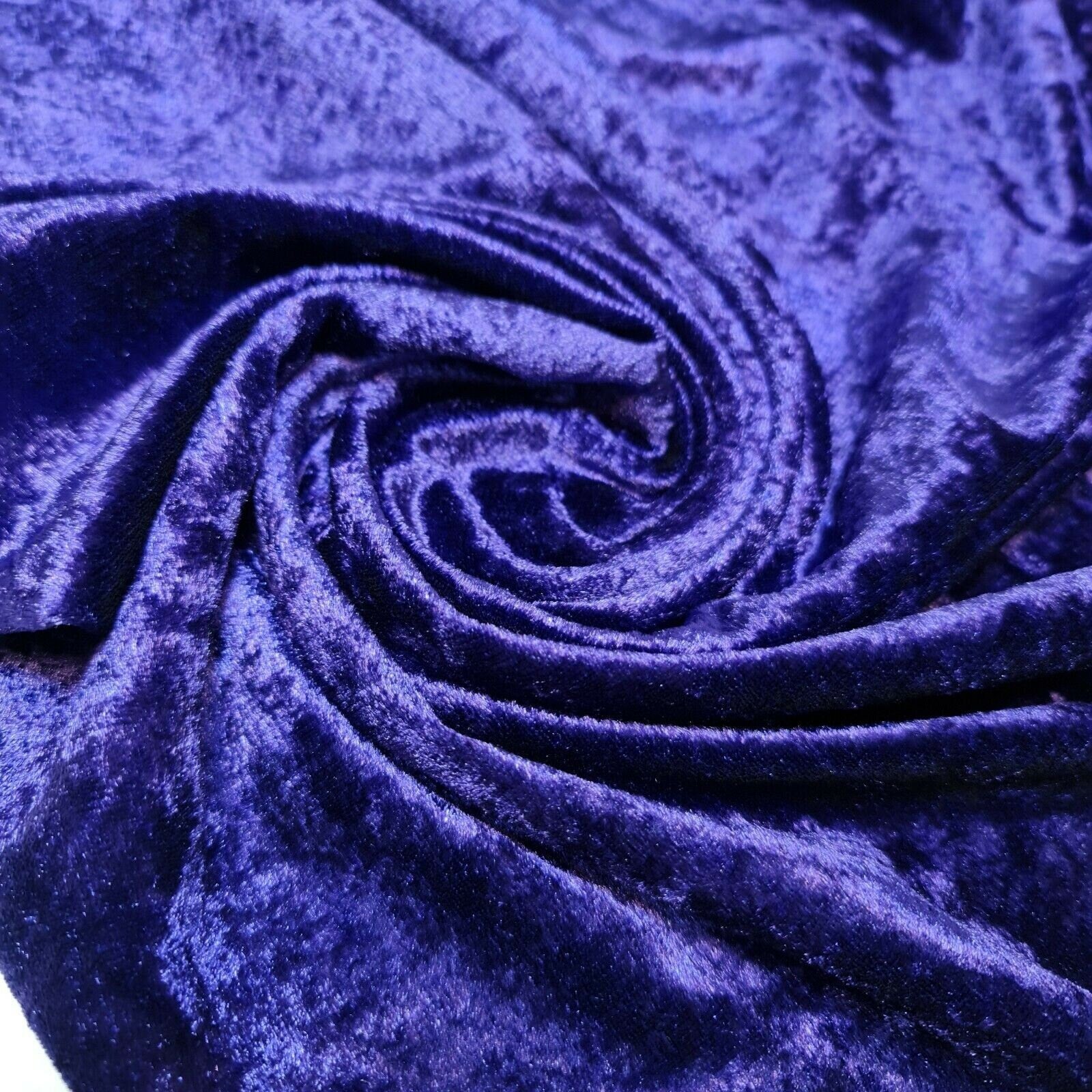 Crushed Velvet Stretch Velour Fabric – 58