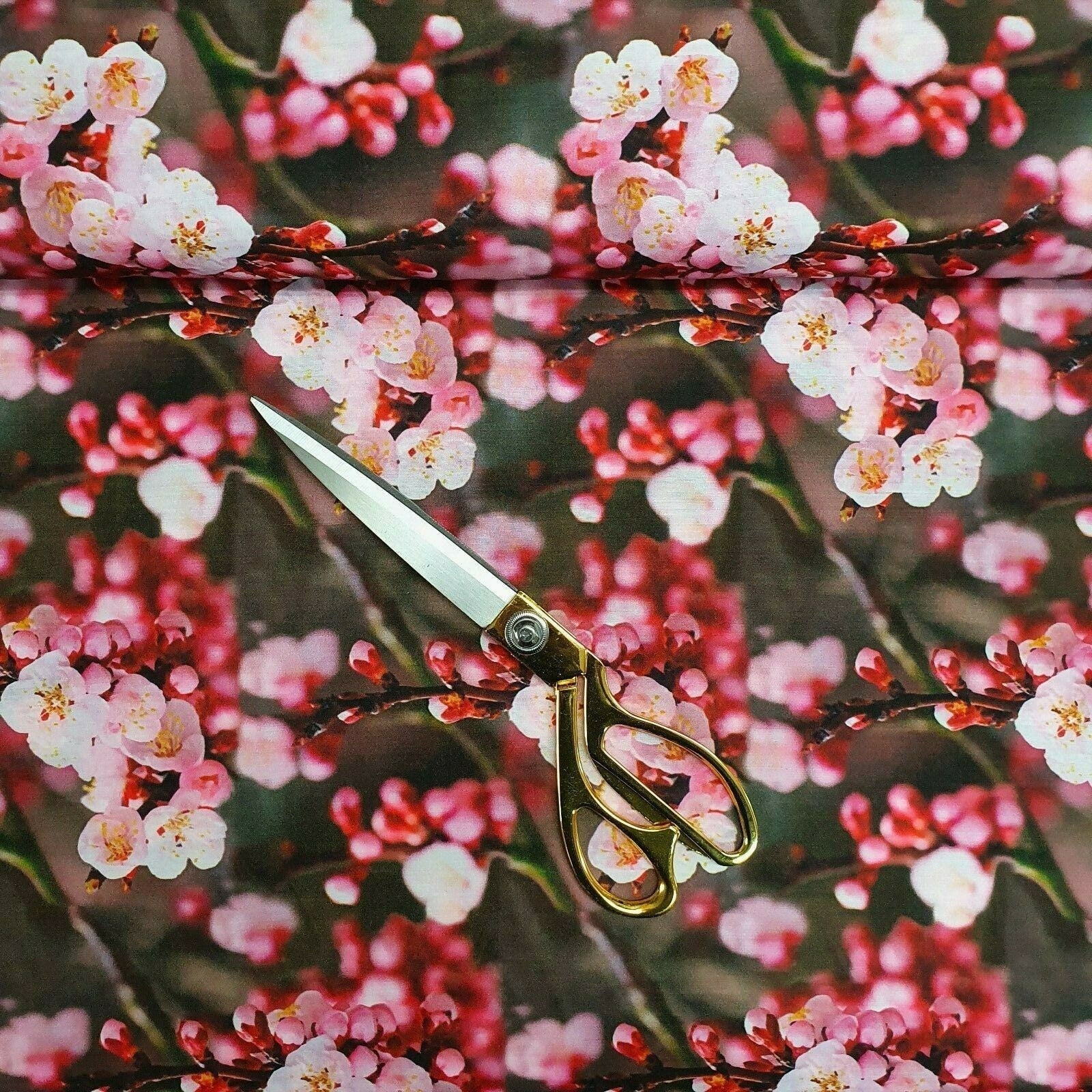 Digital Floral Print Polycotton Fabric – 44