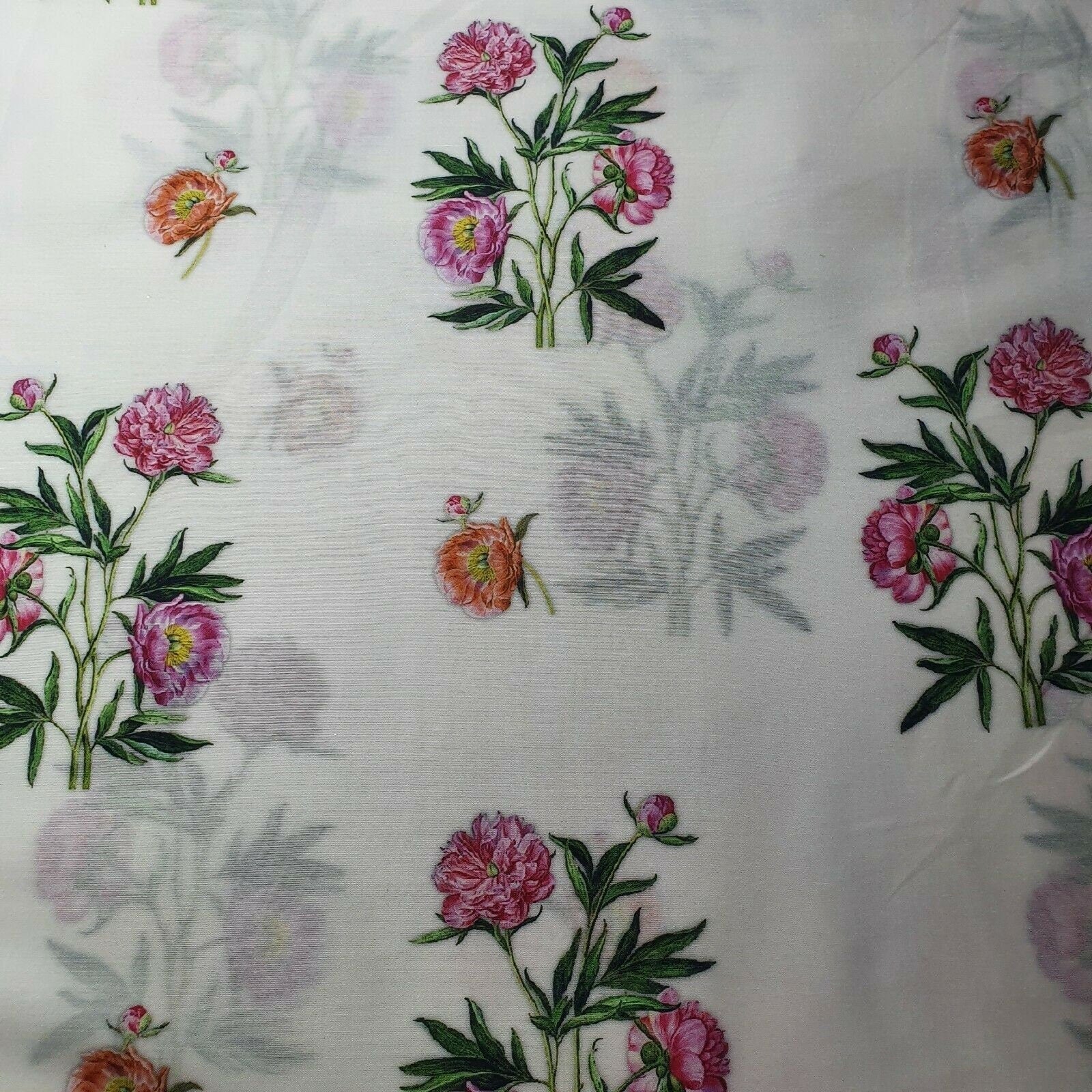 Digital Floral Print Polycotton Fabric – 44