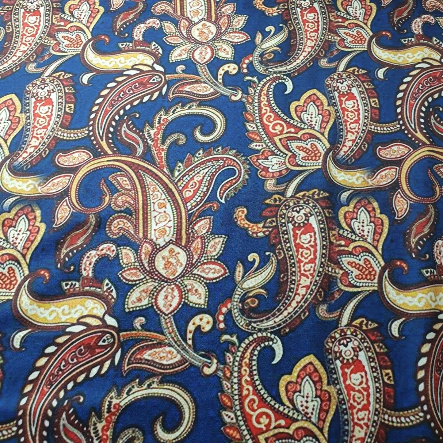 Digital Floral Print Polycotton Fabric – 44" Wide Soft Lightweight Dress & Craft Material