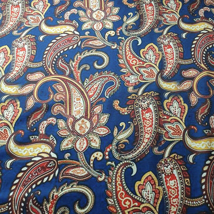 Digital Floral Print Polycotton Fabric – 44" Wide Soft Lightweight Dress & Craft Material
