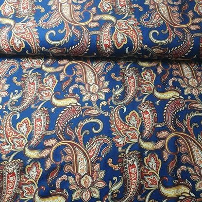Digital Floral Print Polycotton Fabric – 44" Wide Soft Lightweight Dress & Craft Material