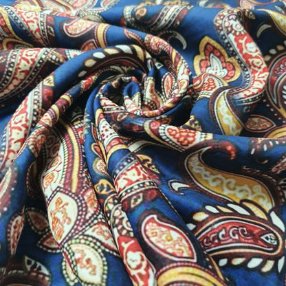 Digital Floral Print Polycotton Fabric – 44" Wide Soft Lightweight Dress & Craft Material