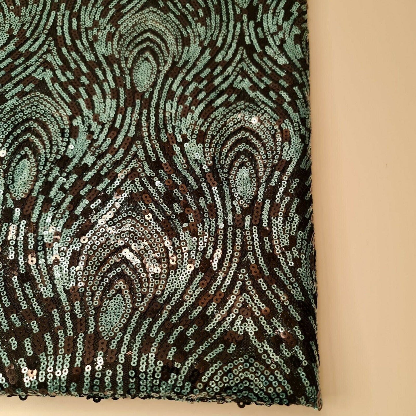 Premium Mesh Net Sequin Embroidery Fabric – 58" Wide Dressmaking & Craft Material