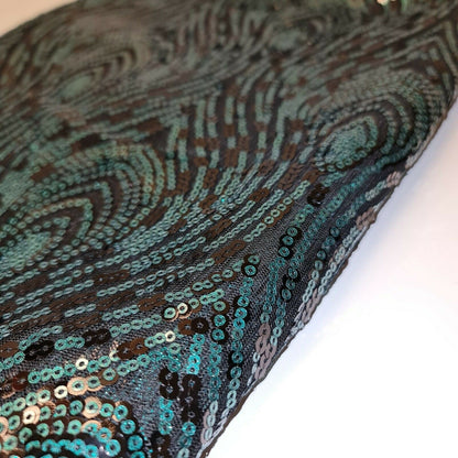 Premium Mesh Net Sequin Embroidery Fabric – 58" Wide Dressmaking & Craft Material