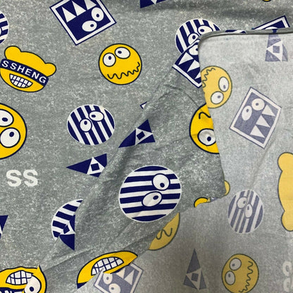 Cotton & Viscose Jersey Stretch Knit Fabric for Baby Grow, Dresses & T-Shirt Sewing