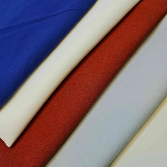Plain Dyed Crepe Fabric | 58" (147cm) Wide Soft Dressmaking, Fashion & Craft Material – Sold by the Metre