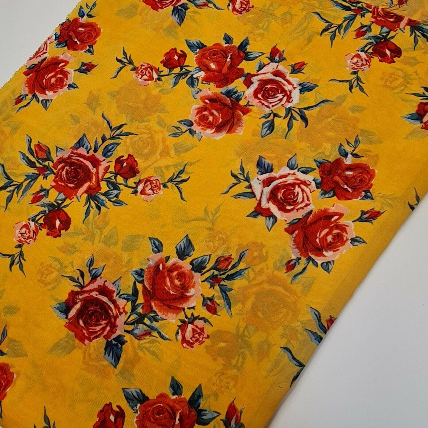 Floral, Polka, Animal & Paisley Printed Fabric – 58" Wide Georgette, Chiffon & Crepe Dress Material