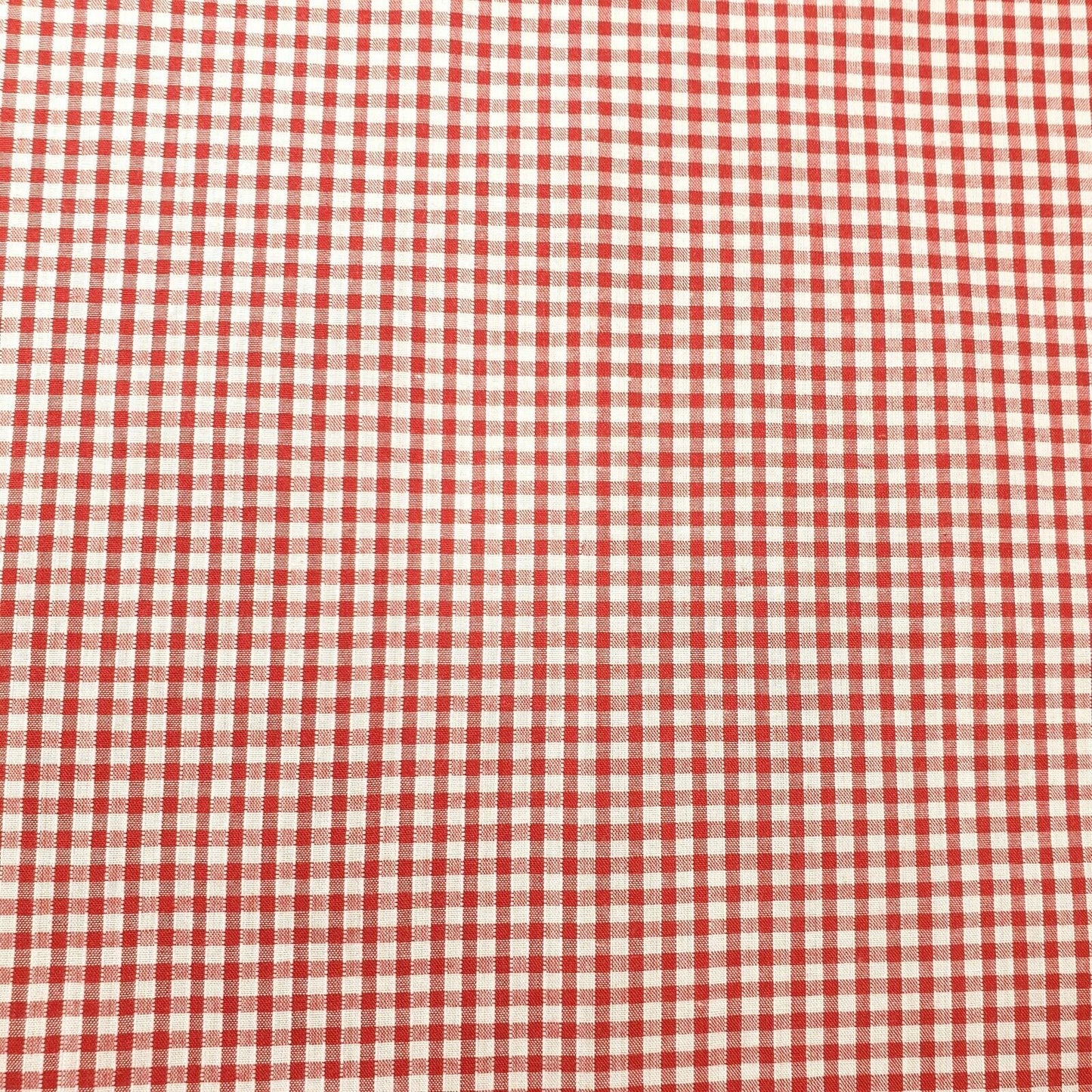 Polycotton Gingham Check Fabric – 1/8", 1/4", 1" Checks | Dress, Craft & Uniform Material (44” Wide, Sold by the Meter)