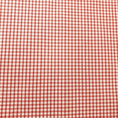 Polycotton Gingham Check Fabric – 1/8", 1/4", 1" Checks | Dress, Craft & Uniform Material (44” Wide, Sold by the Meter)