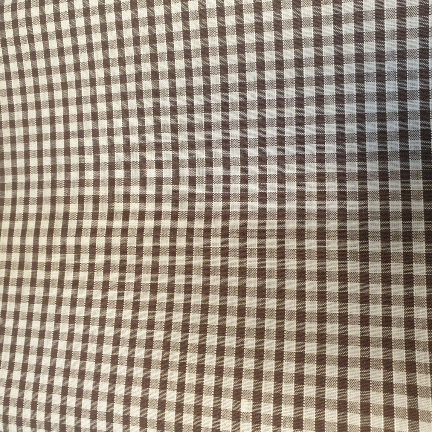 Polycotton Gingham Check Fabric – 1/8", 1/4", 1" Checks | Dress, Craft & Uniform Material (44” Wide, Sold by the Meter)