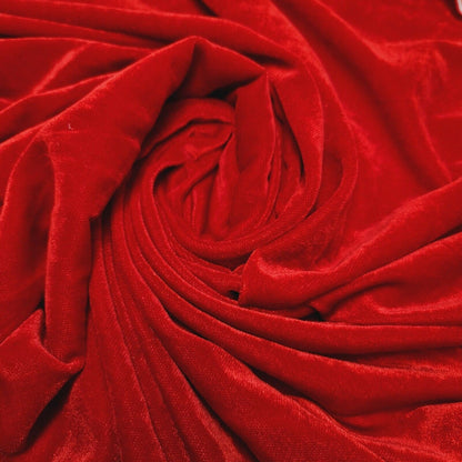 Luxury Three Crown Velvet Fabric (Micro 5000 & 9000) – 44" Wide Plain Solid Colours Non-Stretch Triple Velvet for Dress & Craft