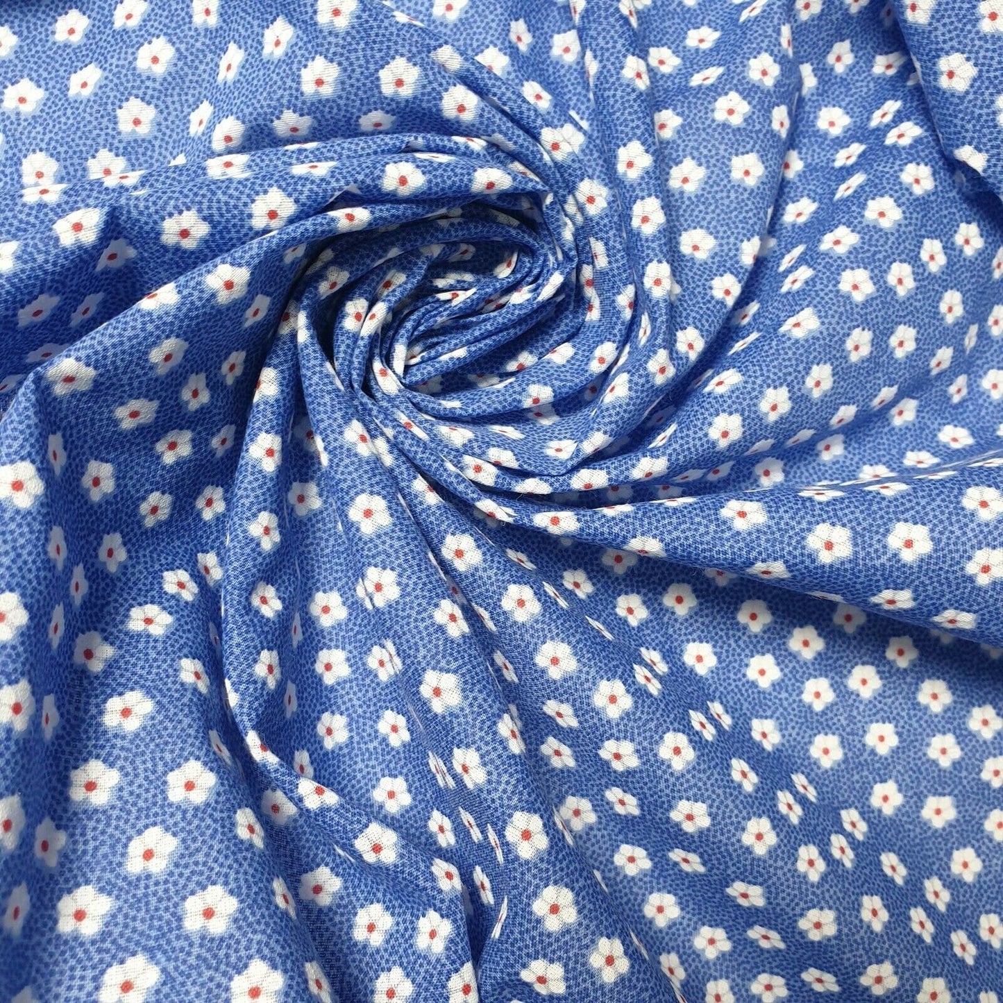 Printed Polycotton Fabric – 44" Wide – Floral, Animal, Nautical, Stars, Stripes, Fruit & Seasonal Craft Material by the Metre