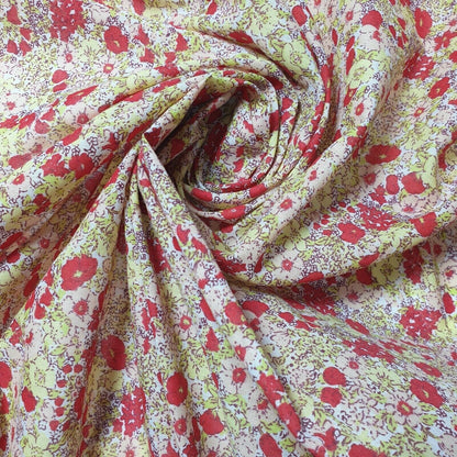 Printed Polycotton Fabric – 44" Wide – Floral, Animal, Nautical, Stars, Stripes, Fruit & Seasonal Craft Material by the Metre