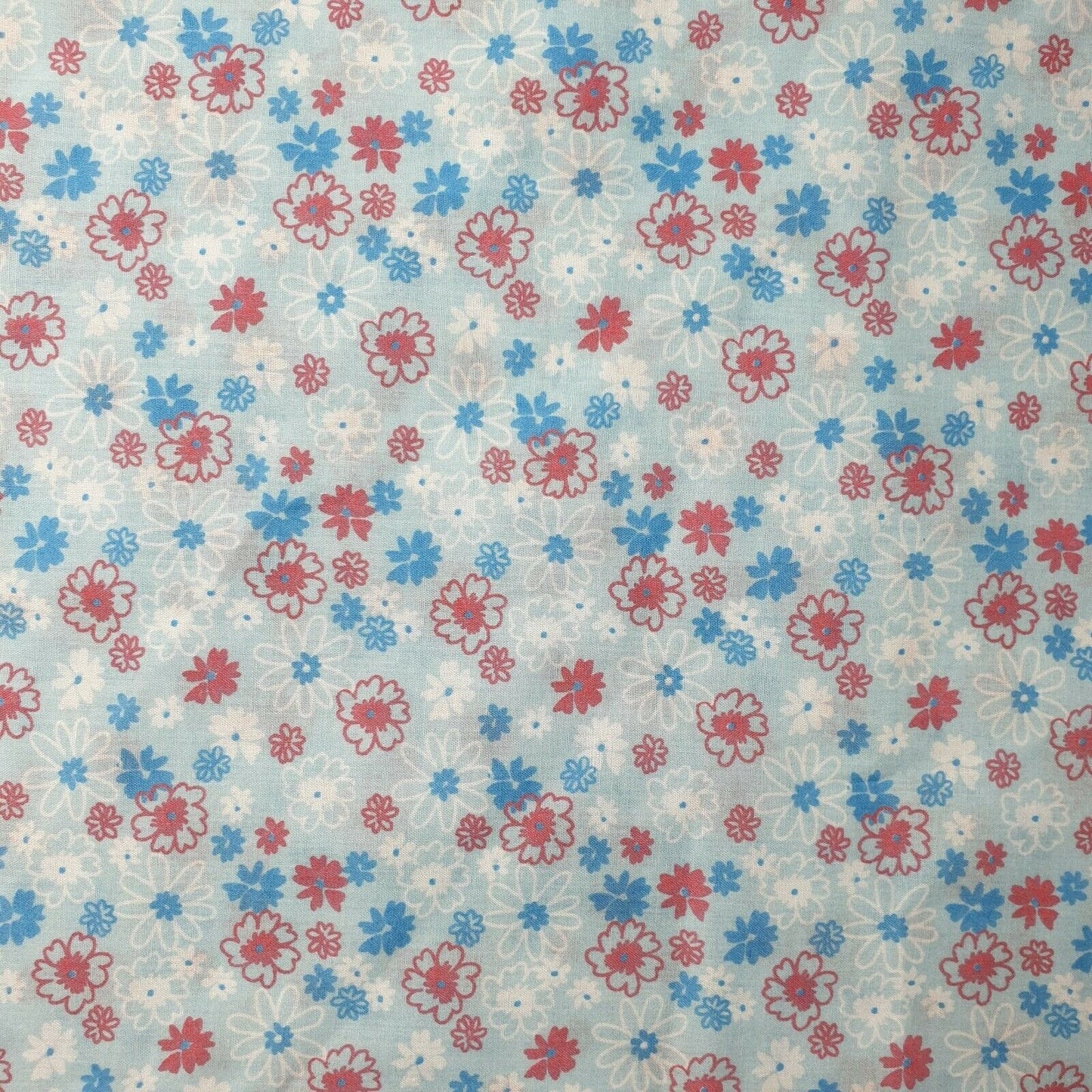 Printed Polycotton Fabric – 44" Wide – Floral, Animal, Nautical, Stars, Stripes, Fruit & Seasonal Craft Material by the Metre