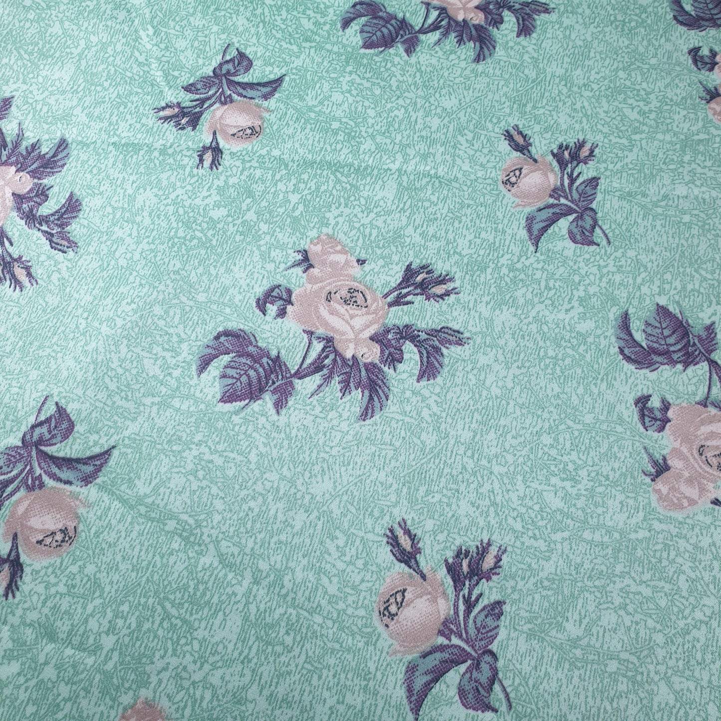Floral Silk Satin Printed Fabric – 58" Wide Soft Silky Dress & Drape Material by the Metre