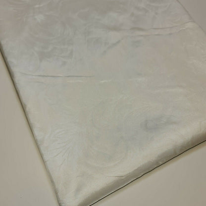 Embroidered & Self-Print Luxury Faux Silk Taffeta Fabric – 44" Wide for Dresses, Curtains & Cushions