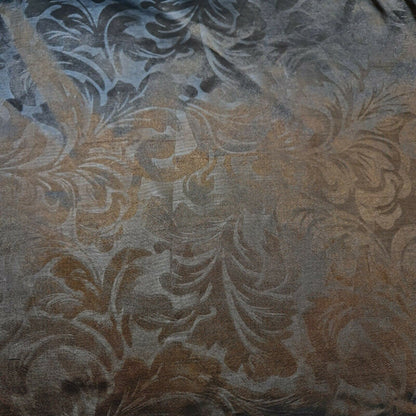 Embroidered & Self-Print Luxury Faux Silk Taffeta Fabric – 44" Wide for Dresses, Curtains & Cushions
