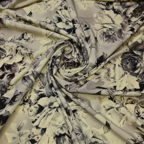 Floral, Polka, Animal & Paisley Printed Fabric – 58" Wide Georgette, Chiffon & Crepe Dress Material