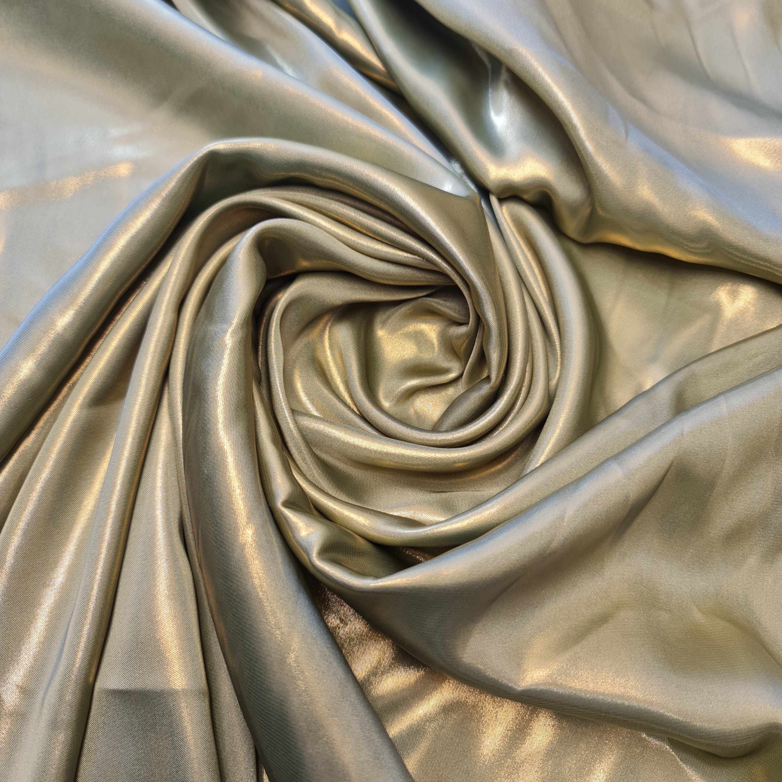Shimmer Foil Satin Fabric – 58