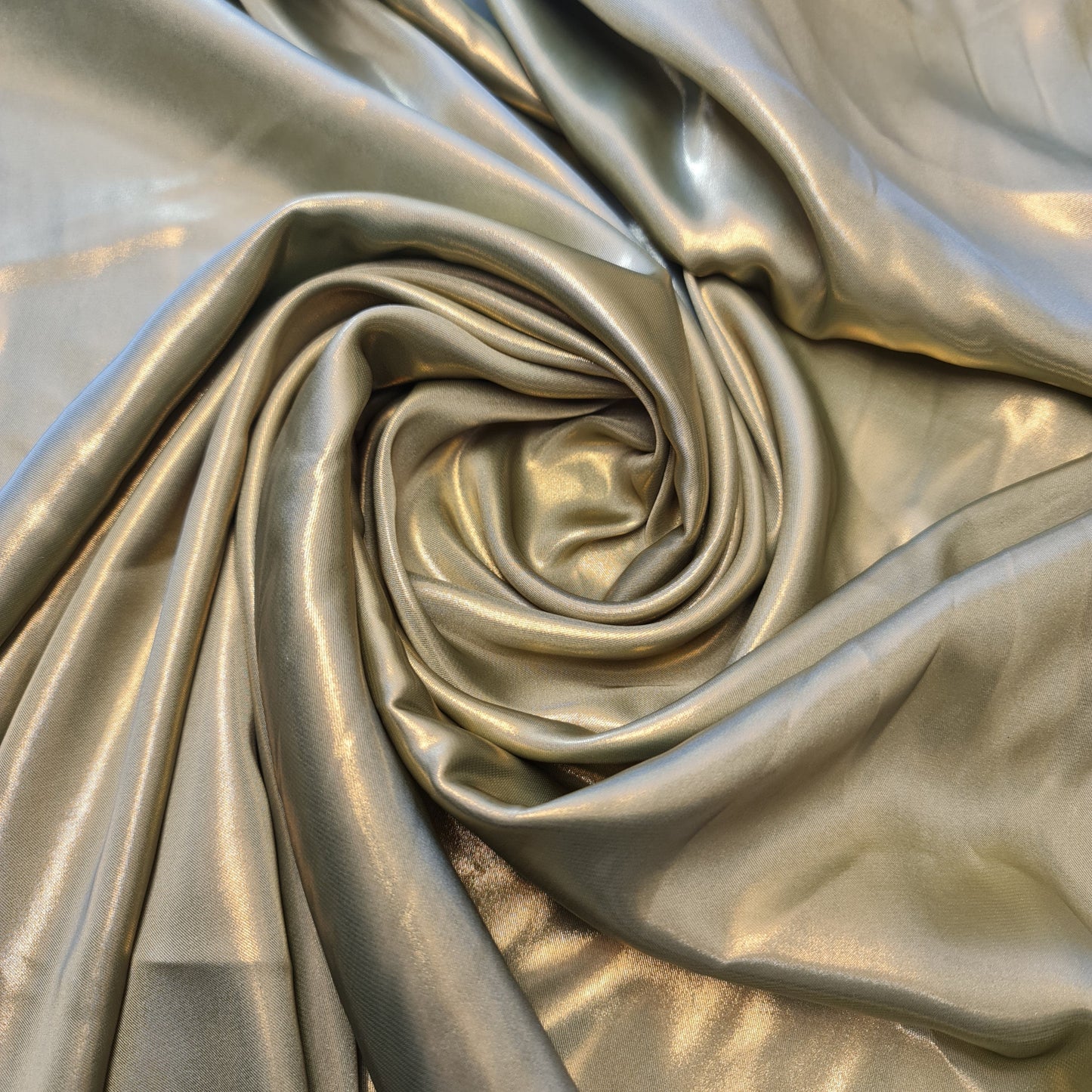 Shimmer Foil Satin Fabric – 58" Wide Glossy Dress, Décor & Craft Material by the Metre