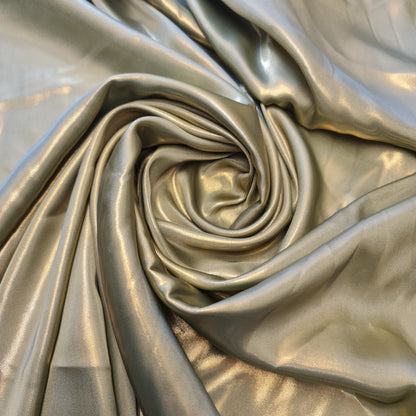 Shimmer Foil Satin Fabric – 58" Wide Glossy Dress, Décor & Craft Material by the Metre