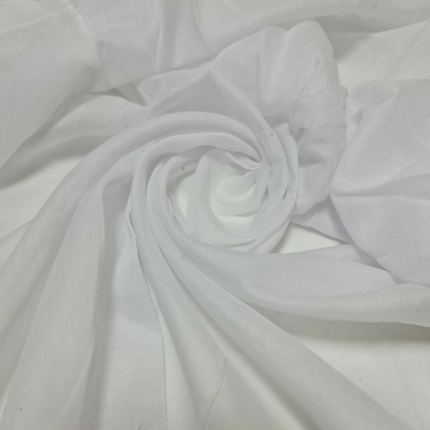 100% Cotton Muslin Fabric – Sheer Gauze Plain Weave for Dress Lining, Crafts & Cheesecloth