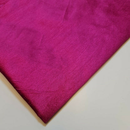 Plain Slub Faux Dupion Raw Silk Fabric – 100% Polyester – 44" Wide Upholstery, Bridal & Craft Material by the Metre