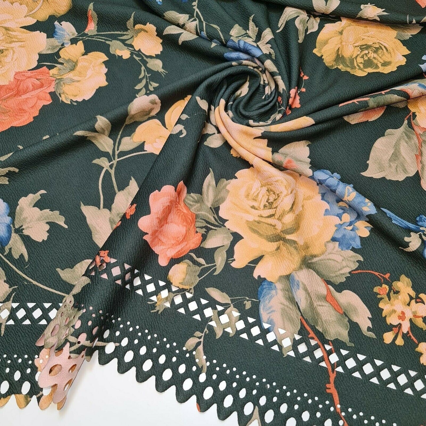 Scuba & Scuba Crepe Jersey Stretch Fabric | Printed Dress & Craft Material – Tartan, Floral, Paisley, Novelty Designs