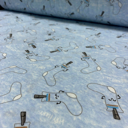 Cotton & Viscose Jersey Stretch Knit Fabric for Baby Grow, Dresses & T-Shirt Sewing