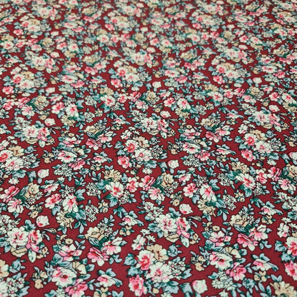 Wild Floral 100% Cotton Poplin Daisy Flower Print Fabric Dress Craft Soft Fabric 58"