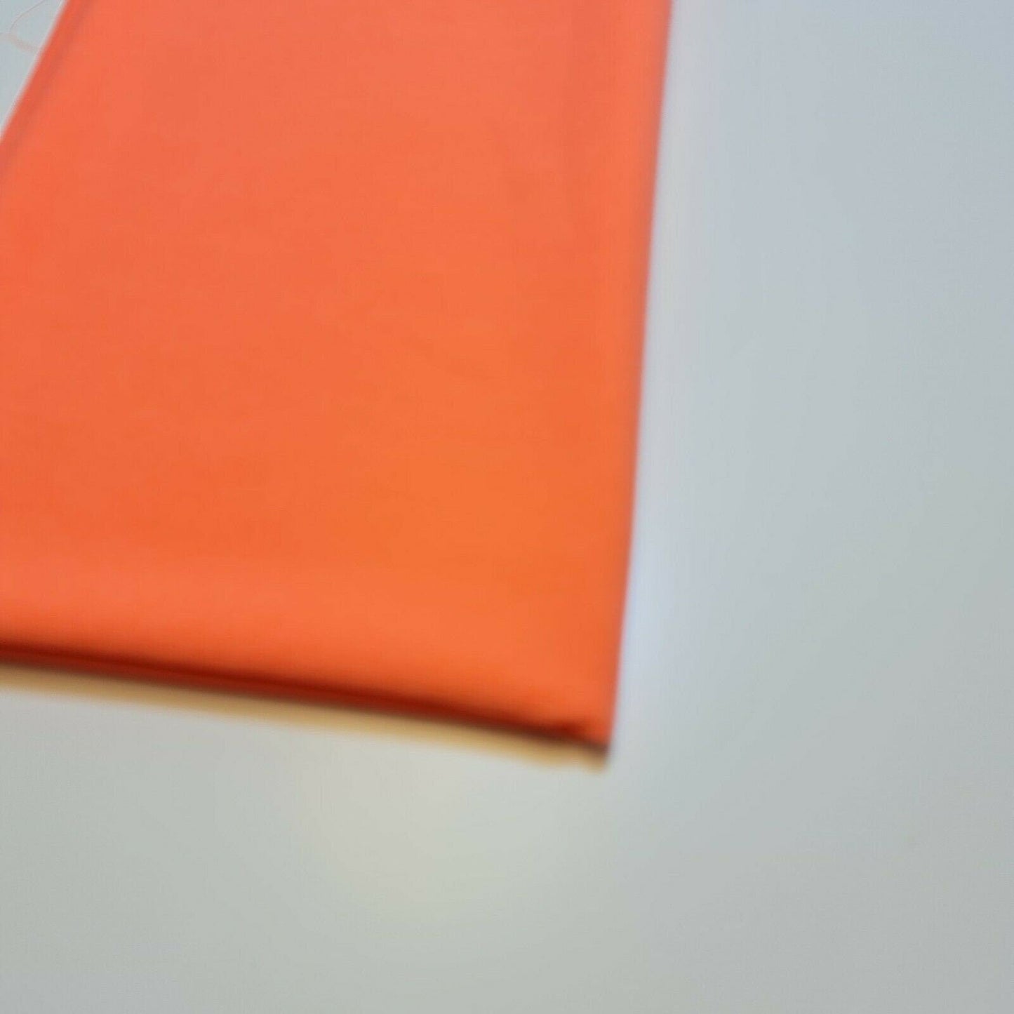 Neon Coral Poly Crepe Fabric – Dress, Decoration & Drape Material, 58" Wide by the Metre