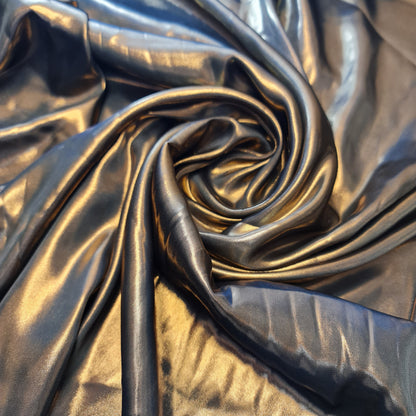 Shimmer Foil Satin Fabric – 58" Wide Glossy Dress, Décor & Craft Material by the Metre