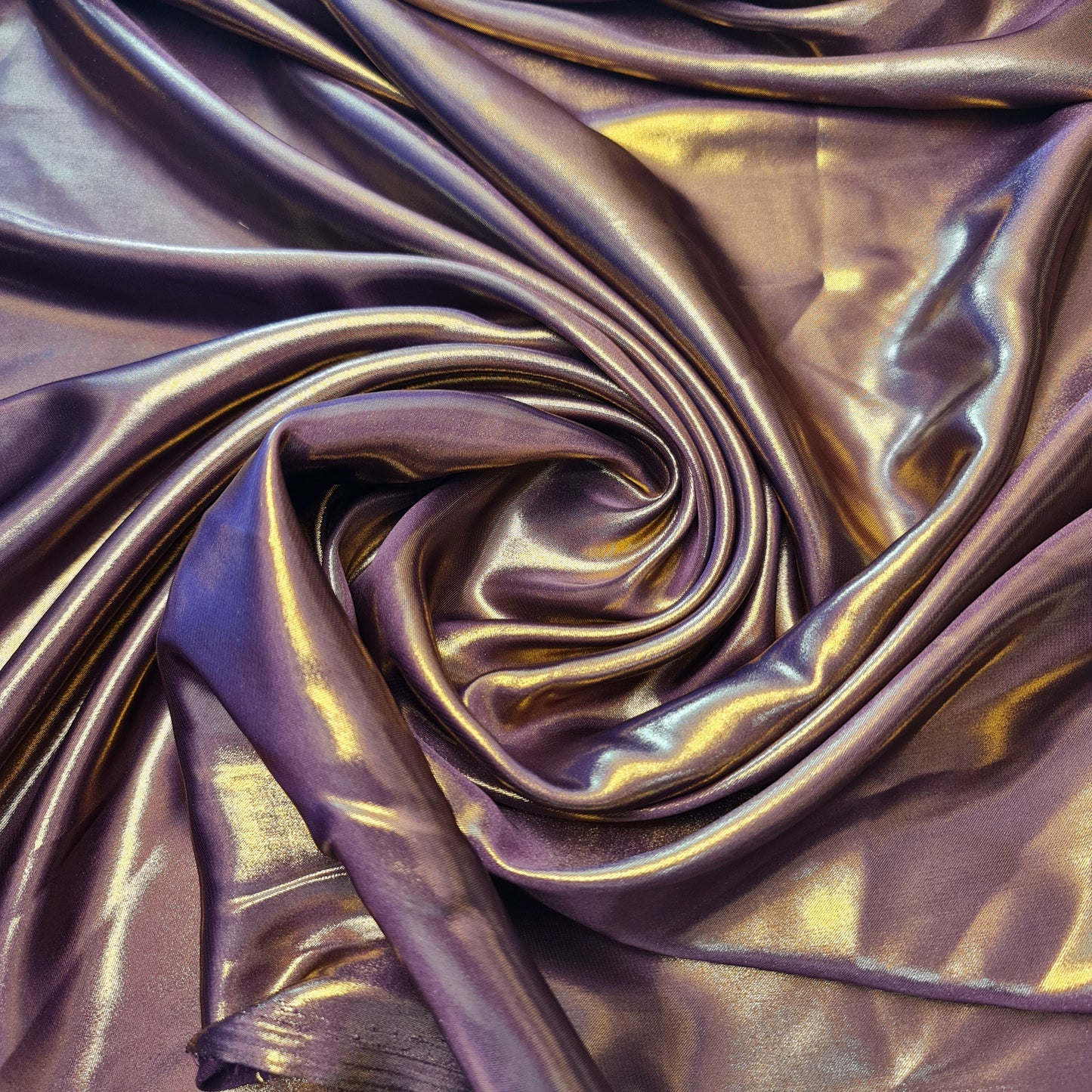 Shimmer Foil Satin Fabric – 58" Wide Glossy Dress, Décor & Craft Material by the Metre